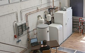 Einblick in die Ausstellung des Energiezentrums Willich